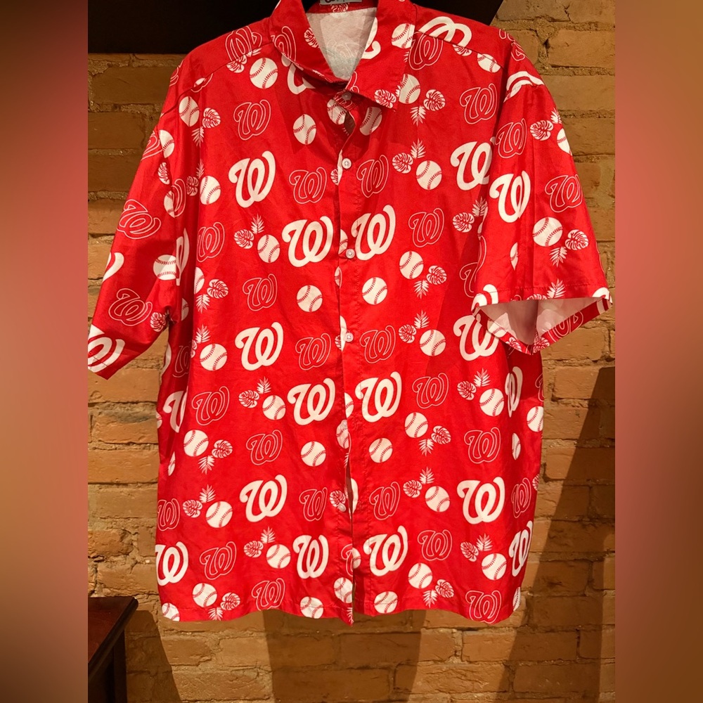 Washington Nationals Hawaii Shirt- Large